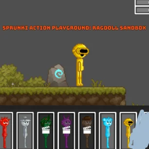 Sprunki Action Playground Ragdoll Sandbox img